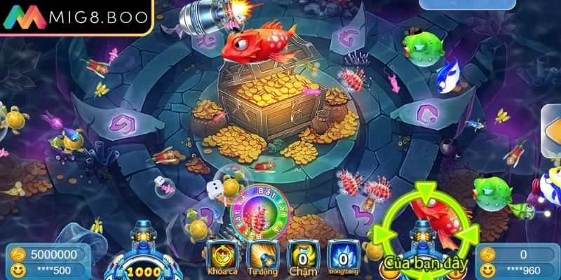 Bắn Cá Đại Dương – Trải Nghiệm Game Săn Cá 4D Đỉnh Cao 3 Linh hoạt thay đổi vũ khí