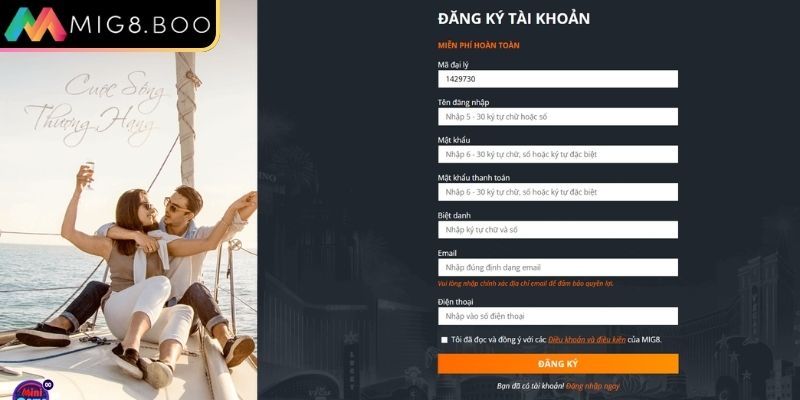 Đăng ký MIG8 – Hướng Dẫn Thao Tác Chi Tiết Cho Người Mới 2 Hướng dẫn cách đăng ký MIG8